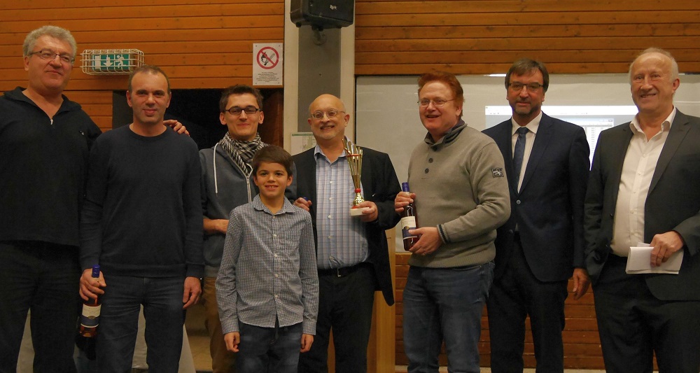 Emmendingen 1 mit Organisator (li) und B�rgermeister (re)